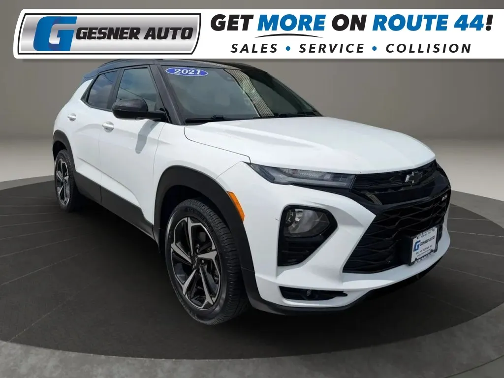 White 2021 Chevrolet Trailblazer RS Sport Utility 4D for sale in Taunton, MA
