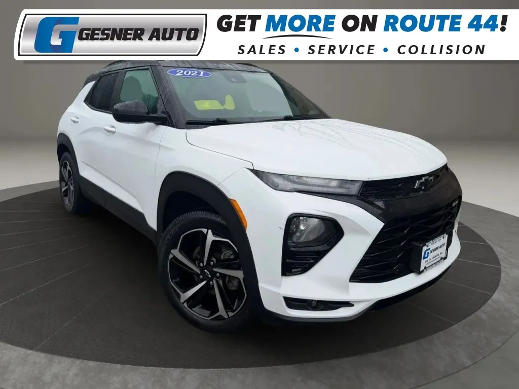 White 2021 Chevrolet Trailblazer RS Sport Utility 4D for sale in Taunton, MA