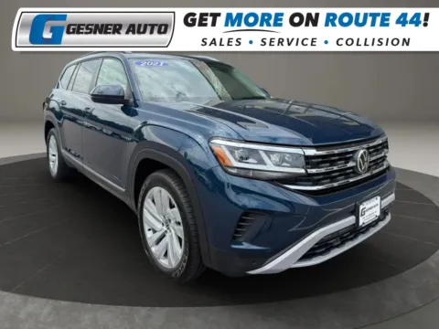 Blue 2021 Volkswagen Atlas SEL 4Motion (2021.5) Sport Utility 4D for sale in Taunton, MA