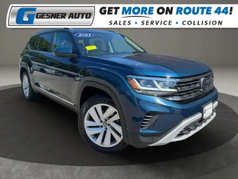 Blue 2021 Volkswagen Atlas SEL 4Motion (2021.5) Sport Utility 4D for sale in Taunton, MA