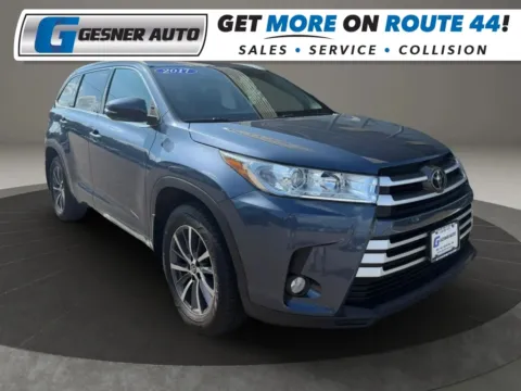 Blue 2017 Toyota Highlander XLE Sport Utility 4D for sale in Taunton, MA