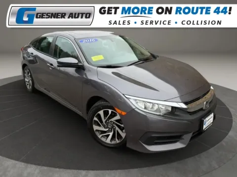 Gray 2016 Honda Civic EX Sedan 4D for sale in Taunton, MA