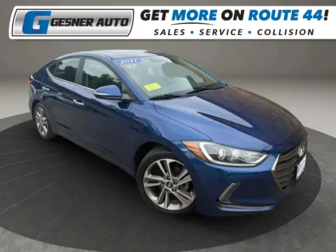 Blue 2017 Hyundai Elantra Limited Sedan 4D for sale in Taunton, MA