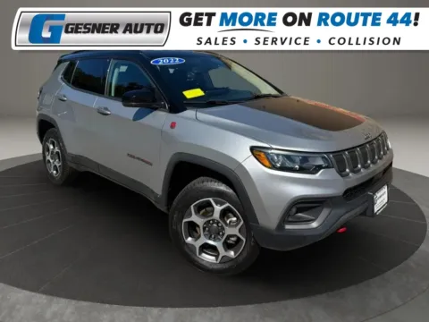 Silver 2022 Jeep Compass Trailhawk Sport Utility 4D for sale in Taunton, MA