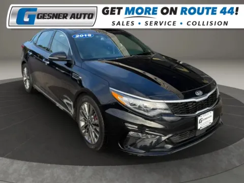 Black 2019 Kia Optima SX Sedan 4D for sale in Taunton, MA
