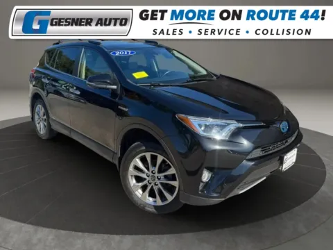 Black 2017 Toyota RAV4 Hybrid Limited Sport Utility 4D for sale in Taunton, MA