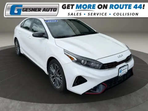 White 2023 Kia Forte GT-Line Sedan 4D for sale in Taunton, MA