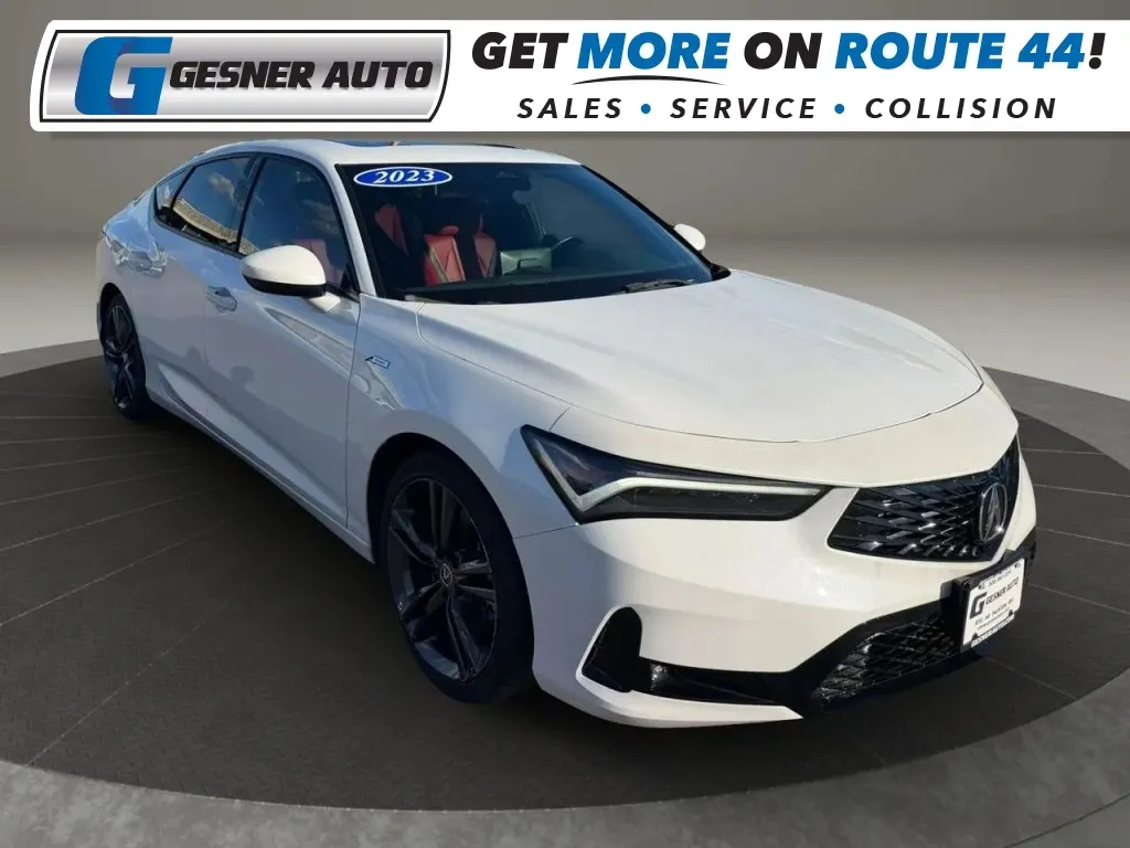 White 2023 Acura Integra 1.5T w/A-Spec Pkg Hatchback Sedan 4D for sale in Taunton, MA