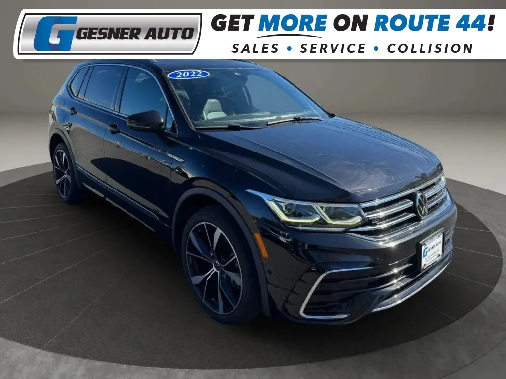 Black 2022 Volkswagen Tiguan SEL R-Line 4MOTION Sport Utility 4D for sale in Taunton, MA