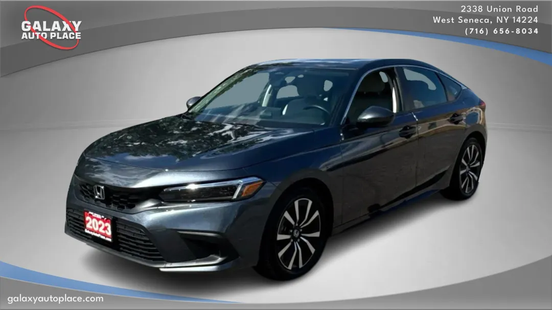 Gray 2023 Honda Civic Hatchback EX-L for sale in West Seneca, NY