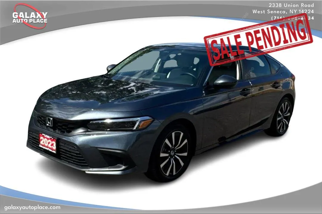 Gray 2023 Honda Civic Hatchback EX-L for sale in West Seneca, NY