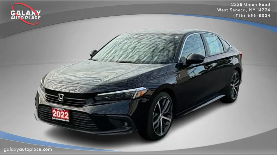 Black 2022 Honda Civic Sedan Touring for sale in West Seneca, NY