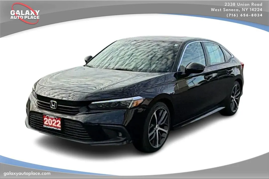 Black 2022 Honda Civic Sedan Touring for sale in West Seneca, NY