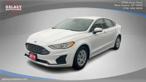 White 2019 Ford Fusion S for sale in West Seneca, NY