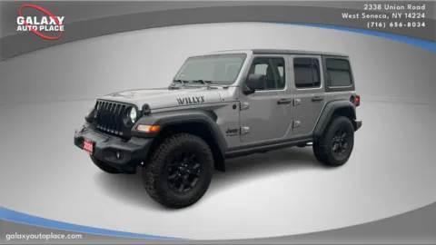 Silver 2020 Jeep Wrangler Unlimited Willys for sale in West Seneca, NY