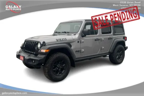 Silver 2020 Jeep Wrangler Unlimited Willys for sale in West Seneca, NY