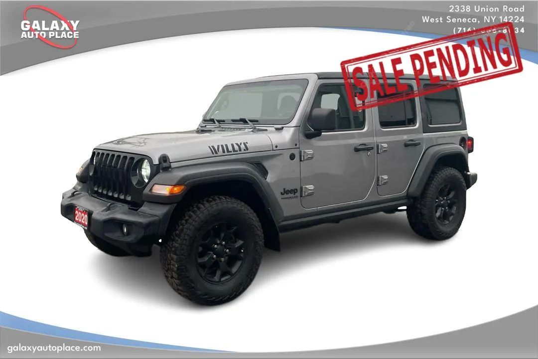 Silver 2020 Jeep Wrangler Unlimited Willys for sale in West Seneca, NY