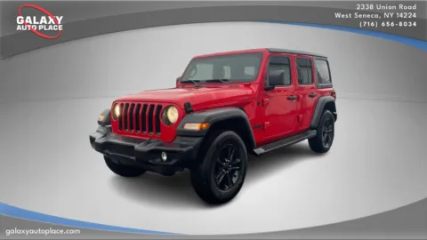 Red 2021 Jeep Wrangler Unlimited Sport Altitude for sale in West Seneca, NY