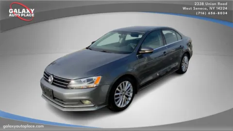 Gray 2015 Volkswagen Jetta Sedan 1.8T SE w/Connectivity/Navigation for sale in West Seneca, NY