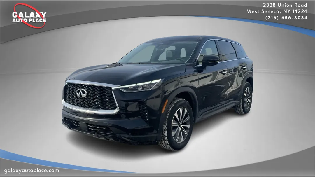 Black 2023 INFINITI QX60 PURE for sale in West Seneca, NY