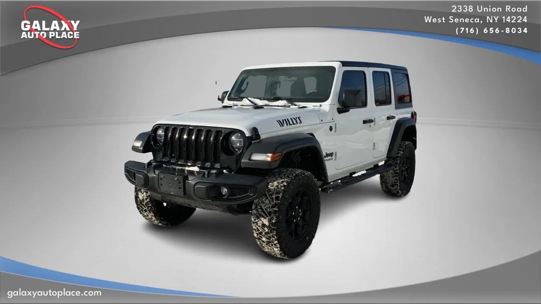 White 2021 Jeep Wrangler Unlimited Willys for sale in West Seneca, NY