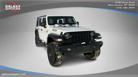 Another view of 2021 Jeep Wrangler Unlimited Willys for sale in West Seneca, NY at Galaxy Auto Place