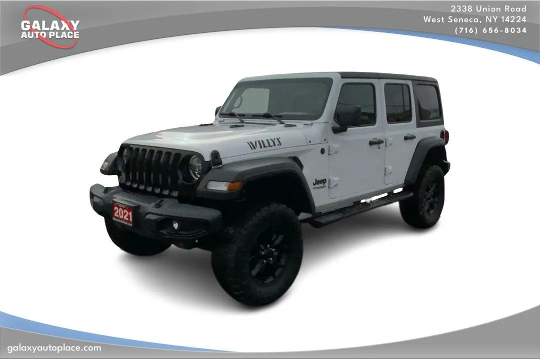White 2021 Jeep Wrangler Unlimited Willys for sale in West Seneca, NY