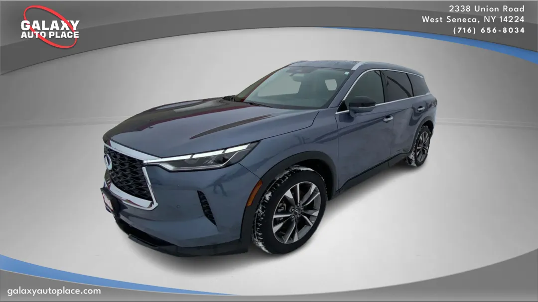 Black 2024 INFINITI QX60 LUXE for sale in West Seneca, NY