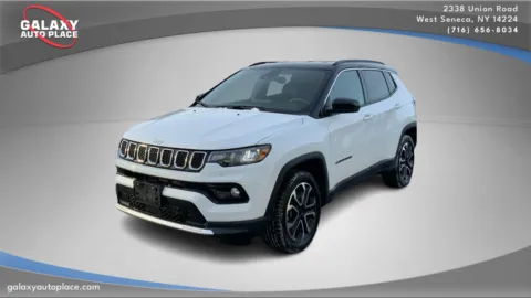 White 2024 Jeep Compass Limited for sale in West Seneca, NY