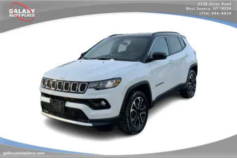 White 2024 Jeep Compass Limited for sale in West Seneca, NY
