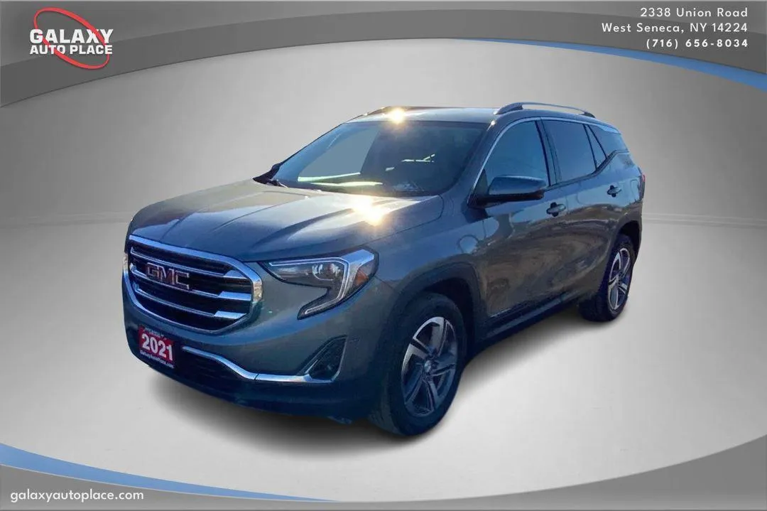 Blue 2021 GMC TERRAIN SLT for sale in West Seneca, NY