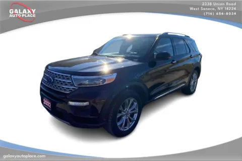 Black 2022 Ford Explorer Limited for sale in West Seneca, NY
