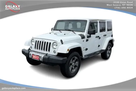 White 2017 Jeep Wrangler Unlimited Sahara for sale in West Seneca, NY