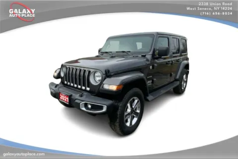 Gray 2021 Jeep Wrangler Unlimited Sahara for sale in West Seneca, NY