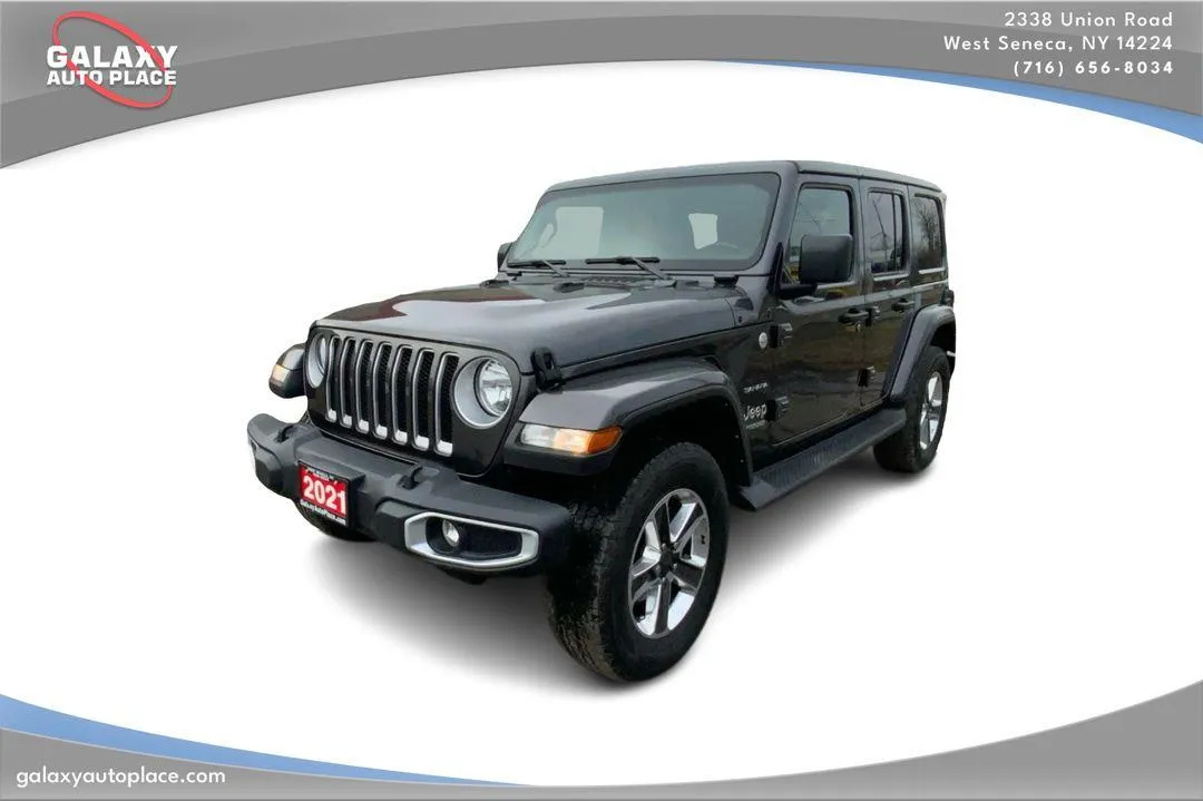 Gray 2021 Jeep Wrangler Unlimited Sahara for sale in West Seneca, NY