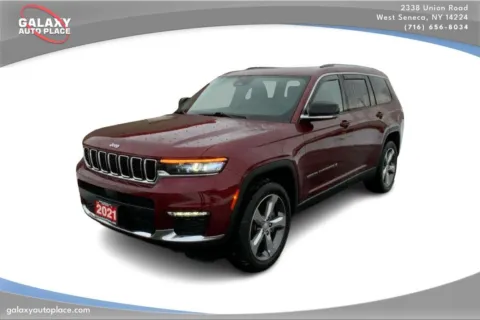 Red 2021 Jeep Grand Cherokee L Limited for sale in West Seneca, NY