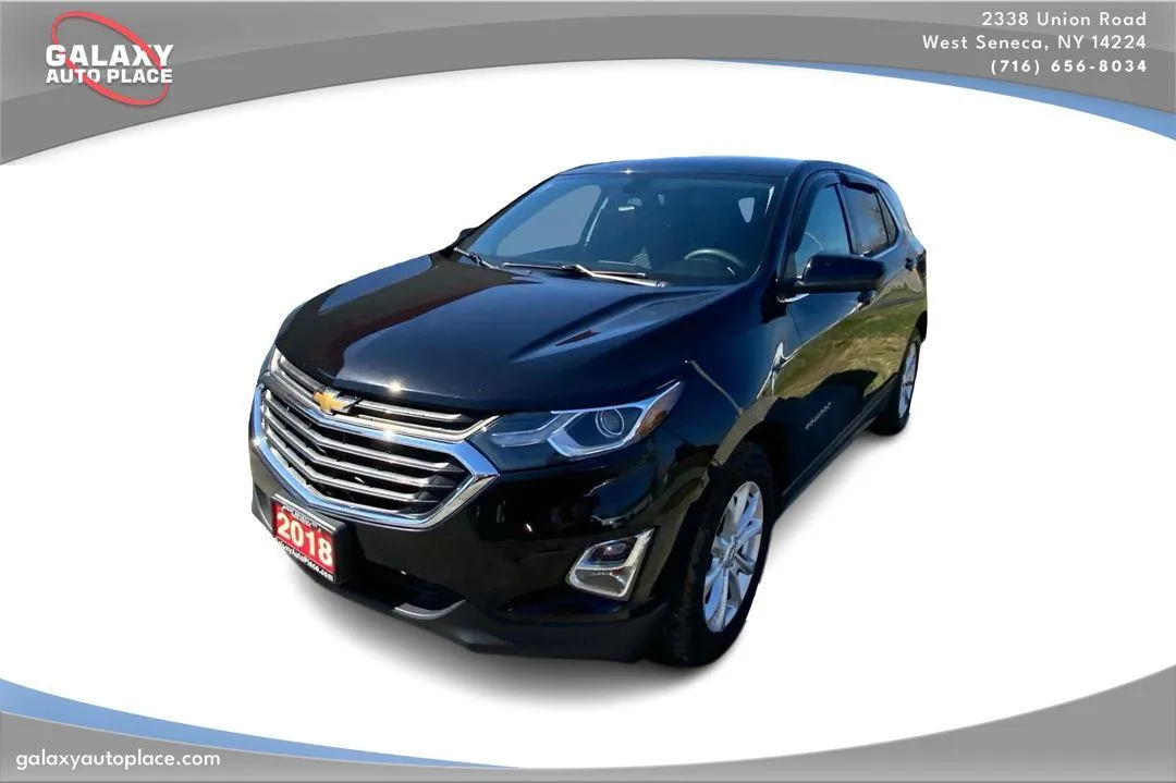 Black 2018 Chevrolet Equinox LT for sale in West Seneca, NY