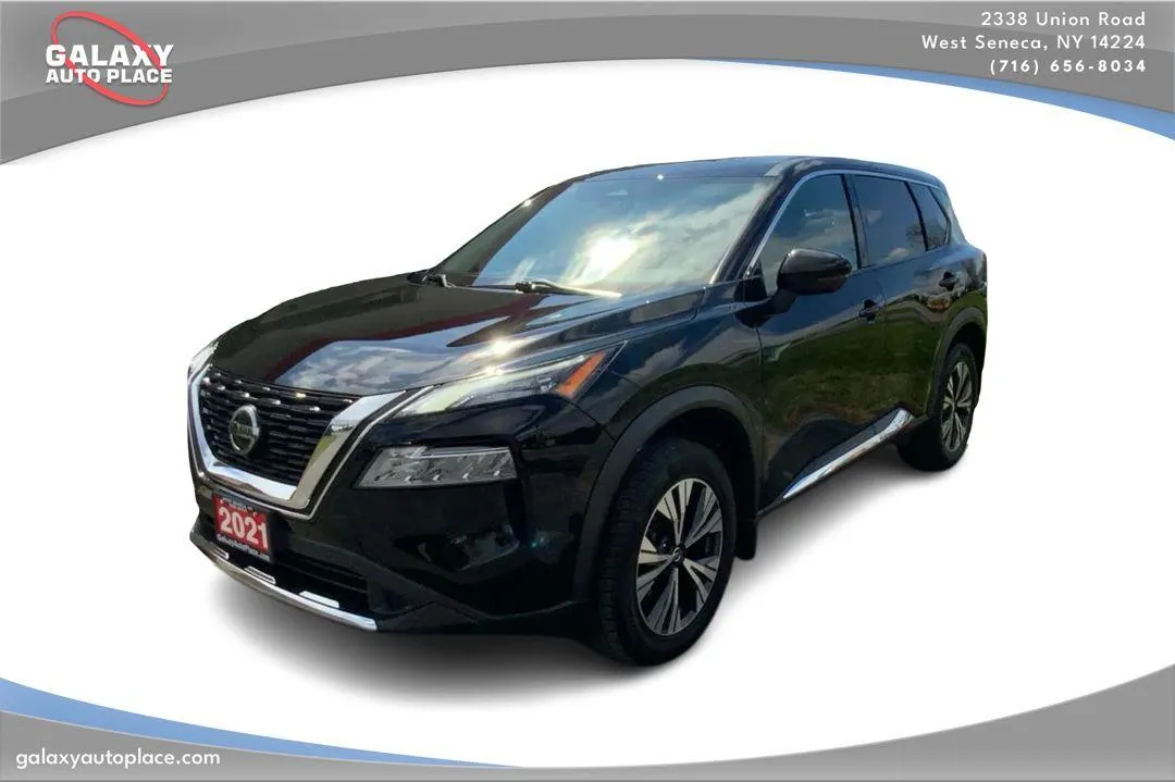 Black 2021 Nissan Rogue SV for sale in West Seneca, NY