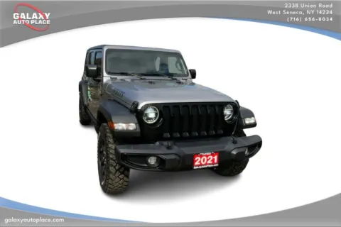 Another view of 2021 Jeep Wrangler Unlimited Willys for sale in West Seneca, NY at Galaxy Auto Place