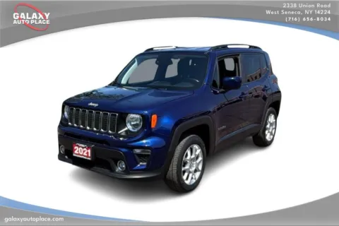 Blue 2021 JEEP RENEGADE Latitude for sale in West Seneca, NY