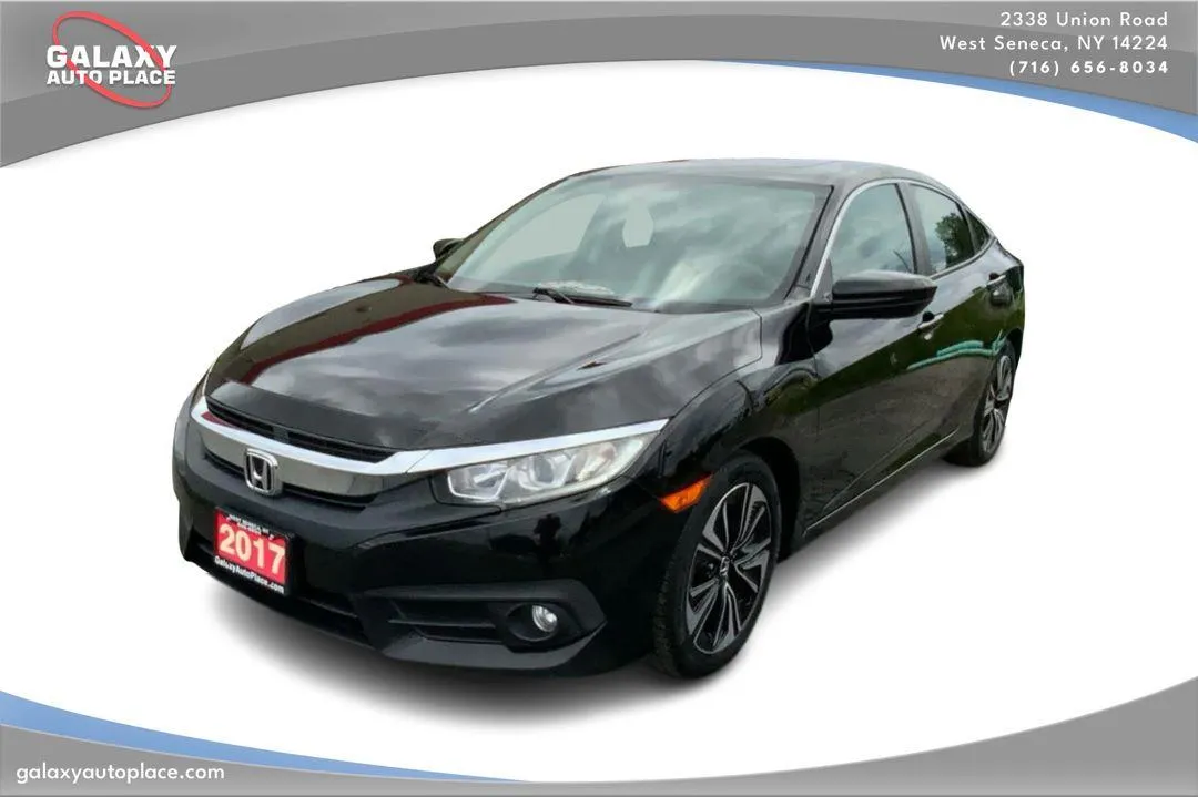 Black 2017 Honda Civic Sedan EX-T for sale in West Seneca, NY