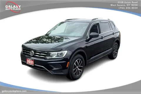 Black 2021 Volkswagen Tiguan SE for sale in West Seneca, NY