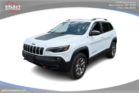 White 2021 Jeep Cherokee Trailhawk for sale in West Seneca, NY