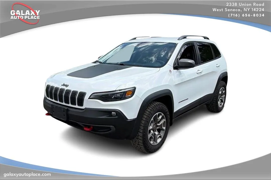 White 2021 Jeep Cherokee Trailhawk for sale in West Seneca, NY