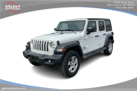 White 2021 Jeep Wrangler Unlimited Sport S for sale in West Seneca, NY