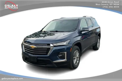 Blue 2023 Chevrolet Traverse LT Cloth for sale in West Seneca, NY