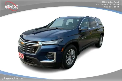 Blue 2023 Chevrolet Traverse LT Cloth for sale in West Seneca, NY