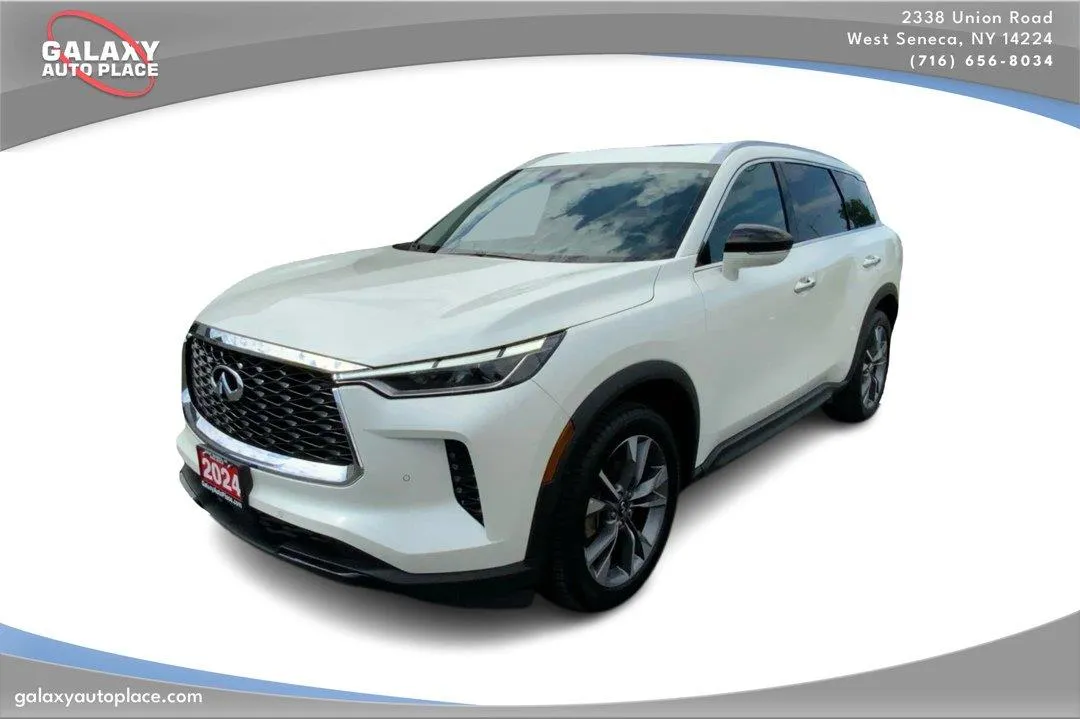 White 2024 INFINITI QX60 LUXE for sale in West Seneca, NY