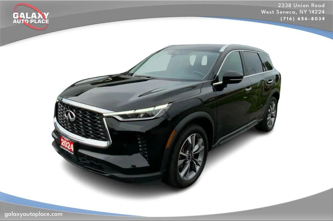 Black 2024 INFINITI QX60 LUXE for sale in West Seneca, NY