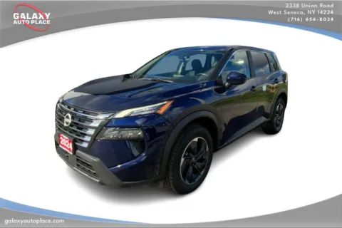 Blue 2024 Nissan Rogue SV for sale in West Seneca, NY